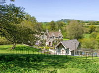 Views of the Cotswold  property occupied by Rita Ora during Covid-19 pandemic