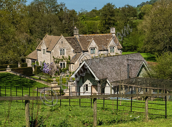 Views of the Cotswold  property occupied by Rita Ora during Covid-19 pandemic