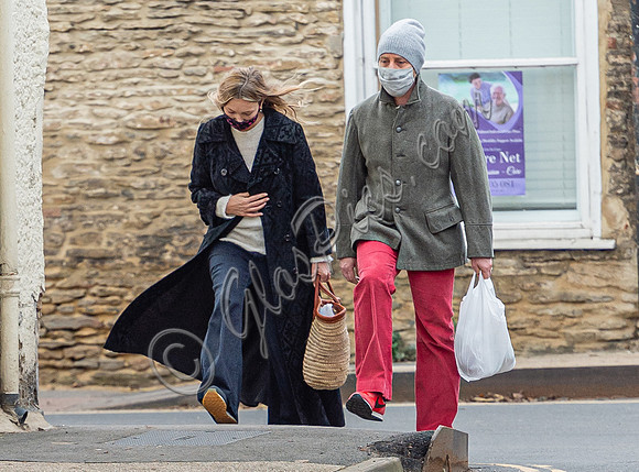 Kate Moss and James Brown Xmas shopping