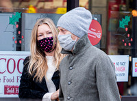 Kate Moss and James Brown Xmas shopping