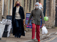 Kate Moss and James Brown Xmas shopping