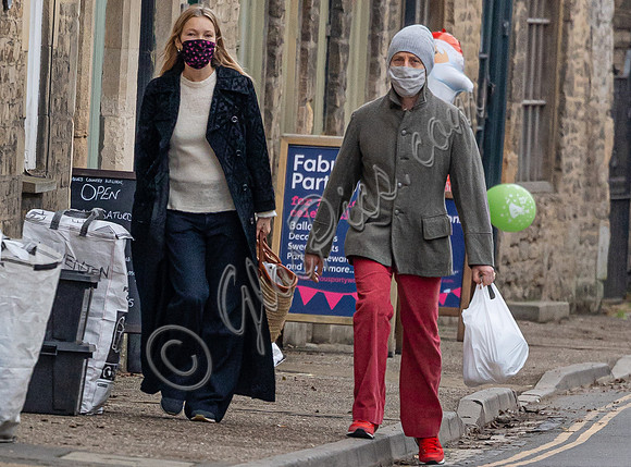 Kate Moss and James Brown Xmas shopping