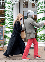 Kate Moss and James Brown Xmas shopping