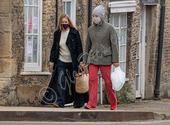 Kate Moss and James Brown Xmas shopping