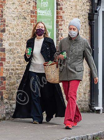Kate Moss and James Brown Xmas shopping