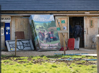 giant-sized book titled, 'Diddly Squat: A Year on the Farm