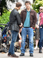 Broadchurch characters filming in Clevedon