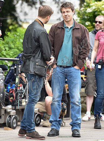 Broadchurch characters filming in Clevedon