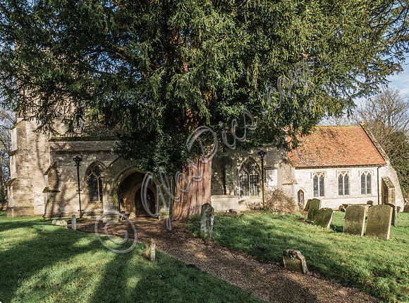 Views of St Bartholomew's church at Brightwell Baldwin in Oxfordshire