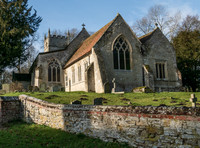 Views of St Bartholomew's church at Brightwell Baldwin in Oxfordshire