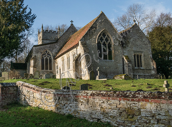 Views of St Bartholomew's church at Brightwell Baldwin in Oxfordshire