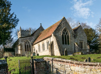 Views of St Bartholomew's church at Brightwell Baldwin in Oxfordshire