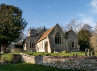 Views of St Bartholomew's church at Brightwell Baldwin in Oxfordshire