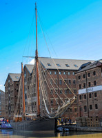 tall ship Irene in Gloucester Docks