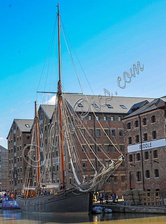 tall ship Irene in Gloucester Docks