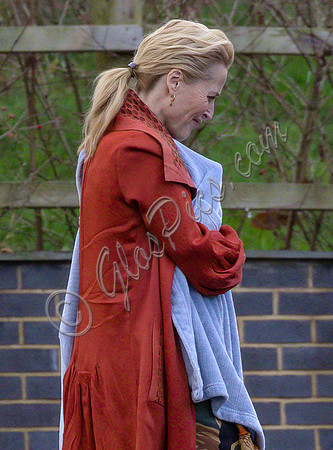 Gillian Anderson filming Sex Education season 3