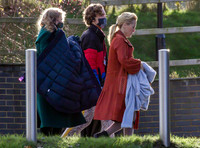 Gillian Anderson filming Sex Education season 3