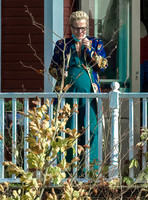 Gillian Anderson (Dr Jean Milburn) on set of Sex Education