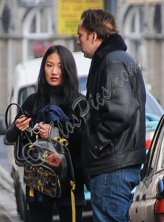 Nicolas Cage and Alice Kim, Street, Somerset