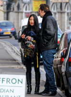 Nicolas Cage and Alice Kim, Street, Somerset