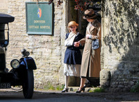 Film extras Downton Abbey