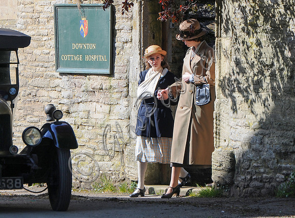 Film extras Downton Abbey