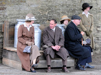 Film extras Downton Abbey