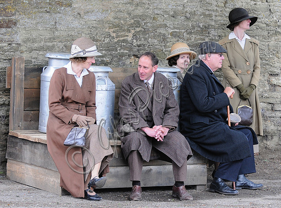 Film extras Downton Abbey
