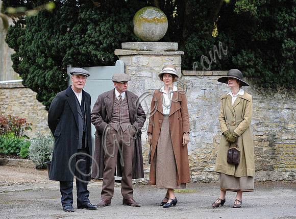 Film extras Downton Abbey
