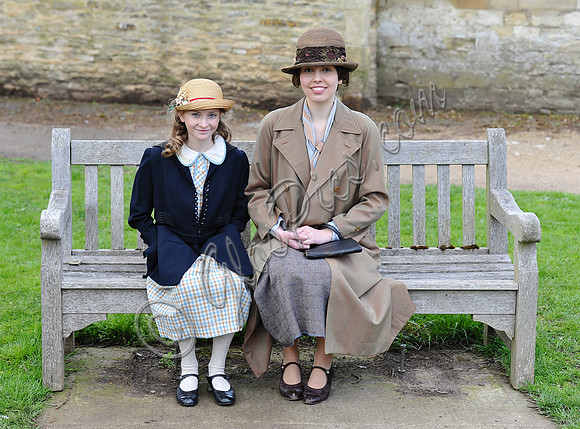 Film extras Downton Abbey