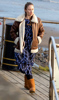 Erin Doherty on set of Chloe
