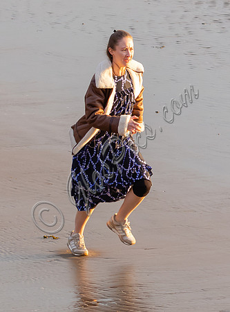 Erin Doherty on set of Chloe
