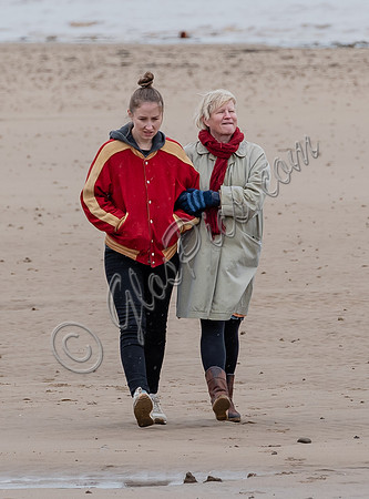 Erin Doherty and Lisa Palfrey on set of Chloe