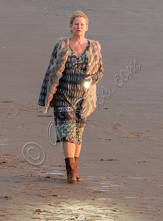 Lisa Palfrey on set of Chloe