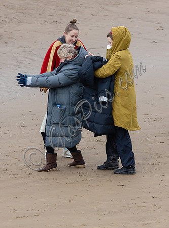 Erin Doherty and Lisa Palfrey on set of Chloe