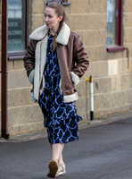 Erin Doherty on set of Chloe