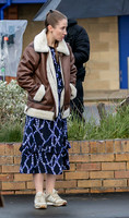 Erin Doherty on set of Chloe