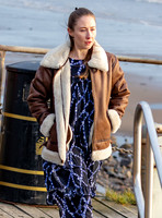 Erin Doherty on set of Chloe