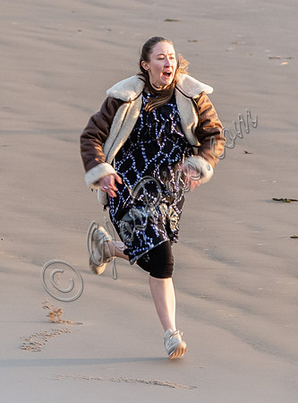 Erin Doherty on set of Chloe