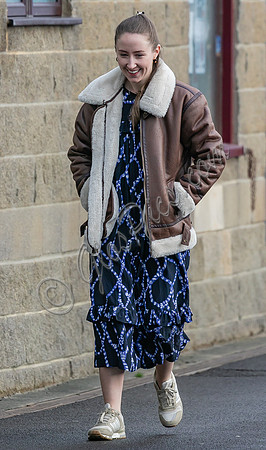 Erin Doherty on set of Chloe