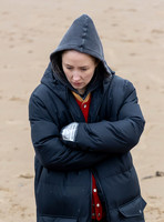 Erin Doherty on set of Chloe