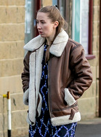 Erin Doherty on set of Chloe