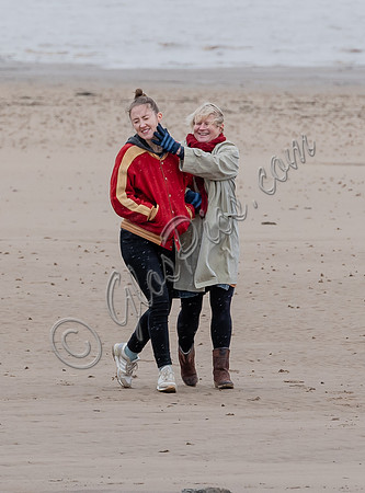 Erin Doherty and Lisa Palfrey on set of Chloe