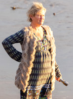 Lisa Palfrey on set of Chloe
