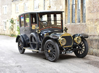 veteran car in Bampton, Oxfordshire