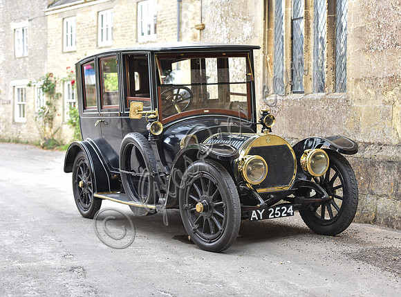 veteran car in Bampton, Oxfordshire
