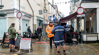 GV of film crew in Monmouth