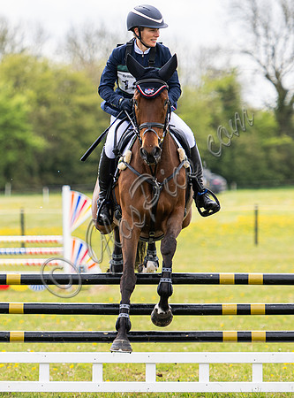 Zara Tindall on "Pinch Me" at Calmsden Horse Trials