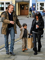 Nicolas Cage, Alice Kim and Kal-El Cage