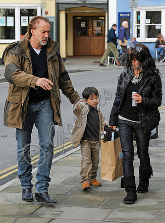 Nicolas Cage, Alice Kim and Kal-El Cage